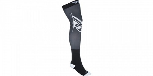 Ponožky dlouhé Knee Brace, FLY RACING - USA (černá/bílá)